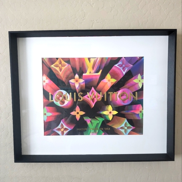 Louis Vuitton Accessories - Authentic Louis Vuitton Limited Edition Shopping Bag in Custom Frame